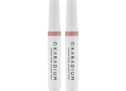 CARADIUM  Shining Pearl Shadow Stick, No. 9 Rose Gold, Set of 2