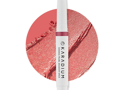CARADIUM  Shining Pearl Shadow Stick, 10 Reddish Pink, 1 Count