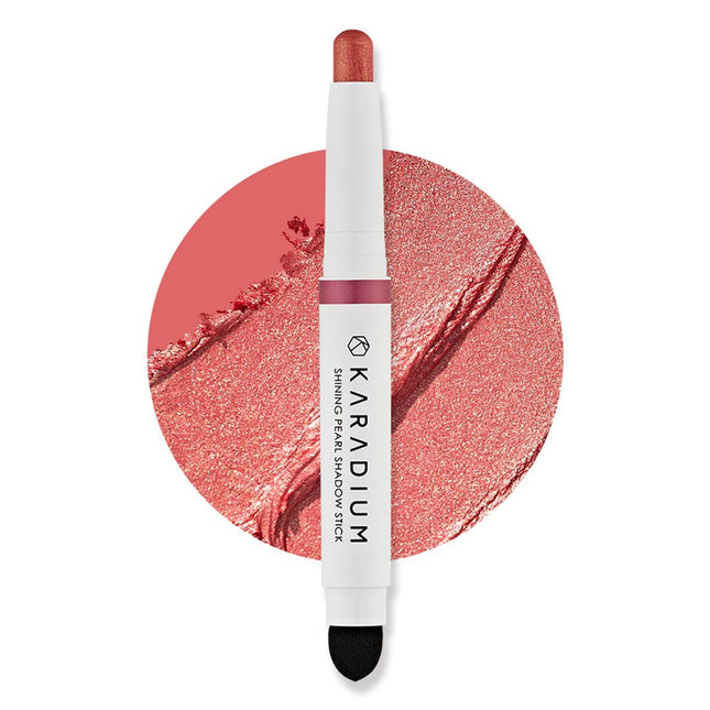 CARADIUM  Shining Pearl Shadow Stick, 10 Reddish Pink, 1 Count