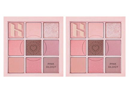 HOLIKA HOLIKA  MY FAVE MOOD EYE PALETTE 8g, PINKOLOGY, SET OF 2