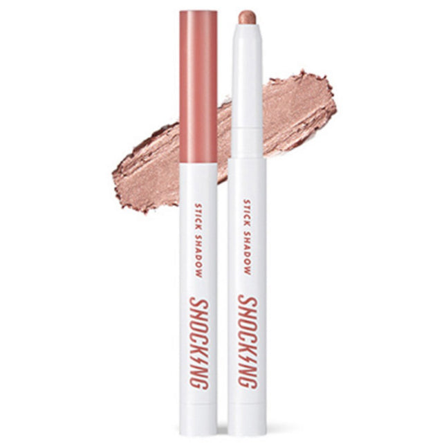 TONYMOLY The Shocking Color Fixing Stick Shadow 1g, 02 Love Rosy, 1ea