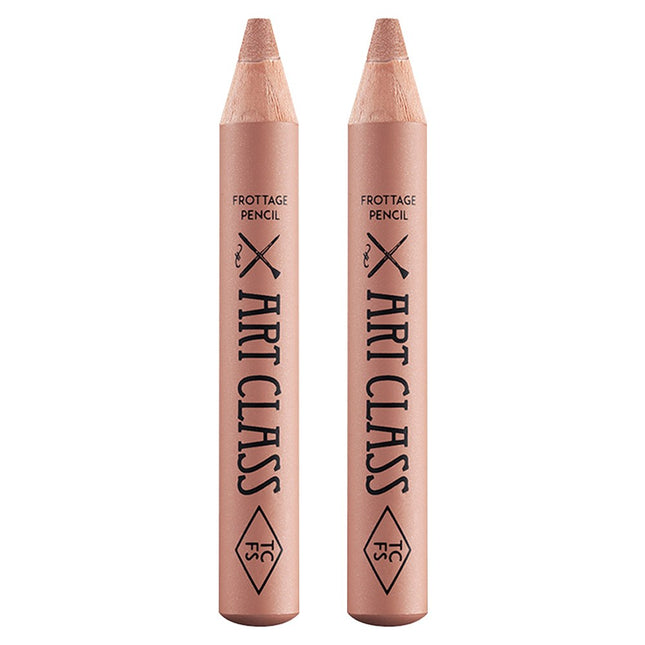 TOOCOOLFORSCHOOL Too Cool For School Art Class Frottage Pencil Eyeshadow, 7 Muted Taupe, 2 Count
