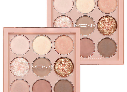 MCQUEEN NEW YORK  1001 Tone On Tone Shadow Palette PRO9, Nude Mood
