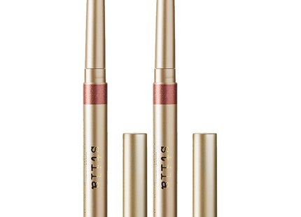 STILA  Trifecta Metallica Lip Eye and Cheek Stick, Rose Gold, 2 Count