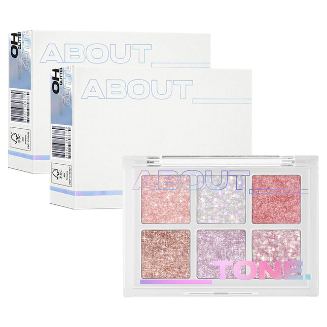 ABOUT TONE  Oh My Glitter Pop Eyeshadow, 02 My:Fairy (2-pack)