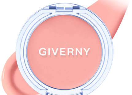 GIVERNY  DEWY GEL GLOW CREAM BLUSHER 2.7g, 01 PEACH GUAVA, 1pc