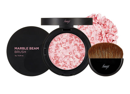 THE FACE SHOP  Marble Beam Blusher 7g, 01 Love Pink