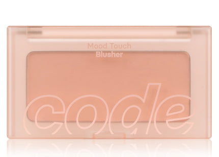 CODE GLOKOLOR  Mood Touch Blusher 3.5g, 07 Linen Peach, 1pc