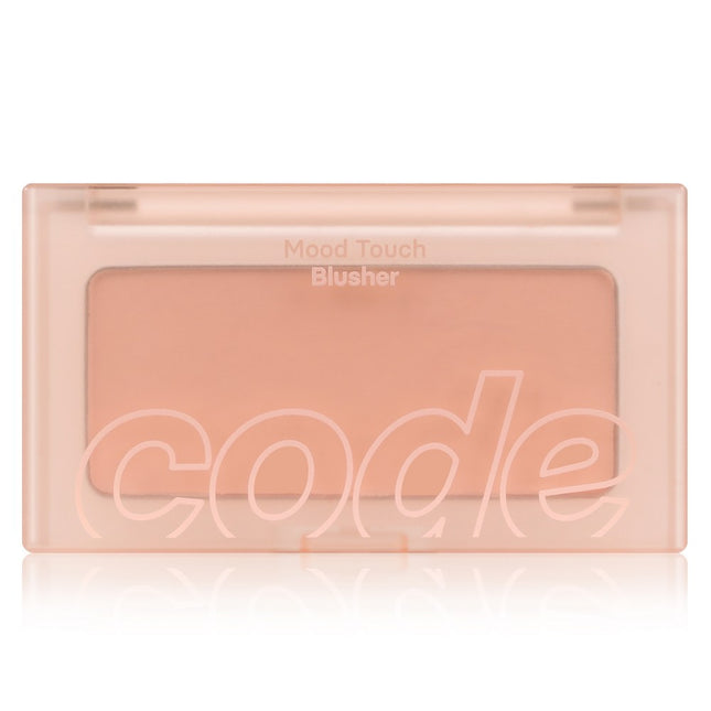 CODE GLOKOLOR  Mood Touch Blusher 3.5g, 07 Linen Peach, 1pc