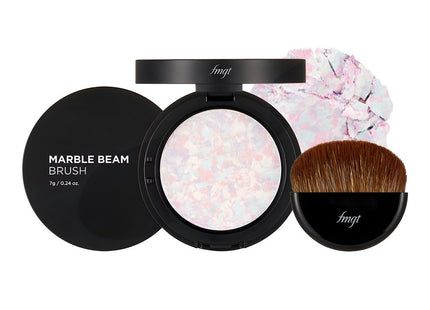 THE FACE SHOP  Marble Beam Blusher 7g, 03 Lovely Auroraglow, 1 count