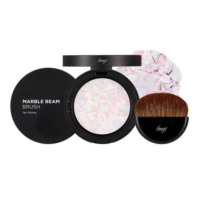 THE FACE SHOP  Marble Beam Blusher 7g, 03 Lovely Auroraglow, 1 count