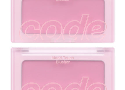 CODE GLOKOLOR Code Glokolor Mood Touch Blusher 3.5g, 01 Legendary Pink, 2 Count