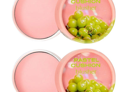 THE FACE SHOP  Pastel Cushion Blusher 5g, 2 Bubblegum Pink, Set of 2