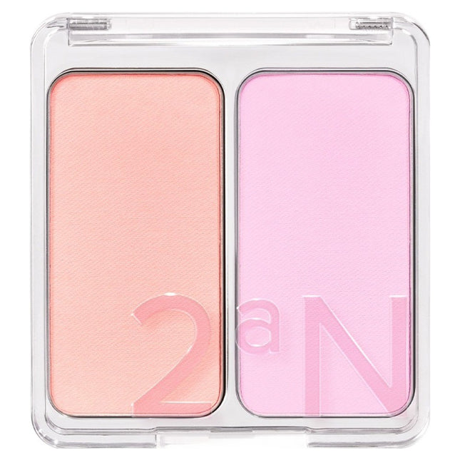 2AN  Dual Cheek Blusher 4.7g, 15 Mango Berry, 1 Count