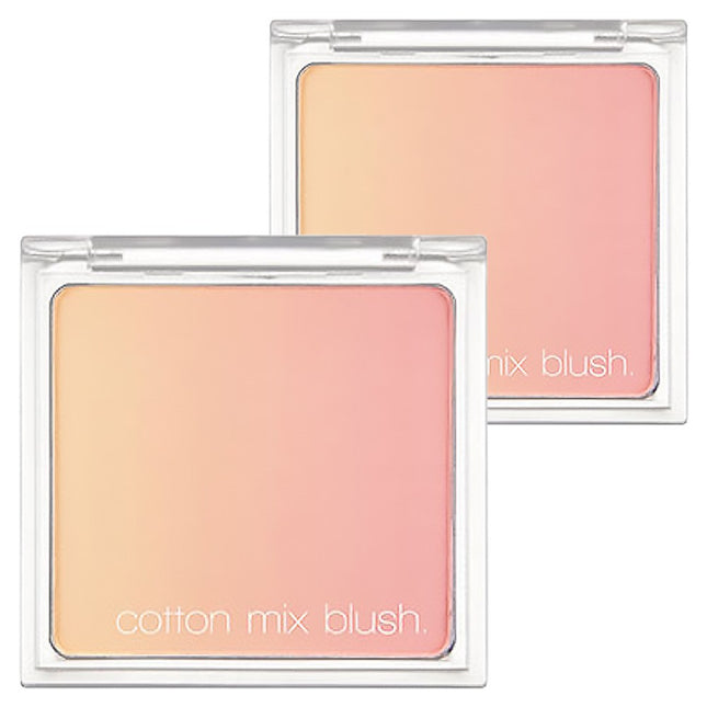 MISSHA  Cotton Mix Blusher 11g, NO.1 Strawberry Banana, 2 Count