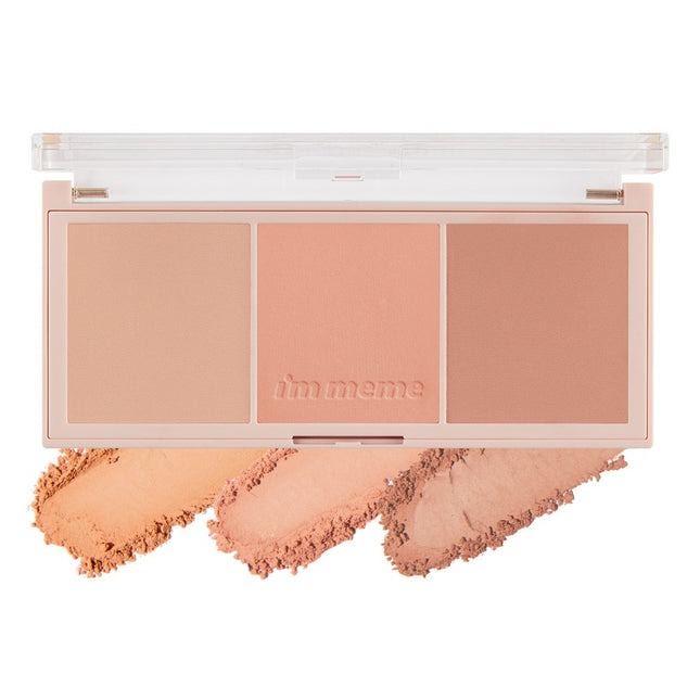 I'M MEME I'M AFTERNOON TEA BLUSHER PALETTE 04 MILK TEA TIME 1PC
