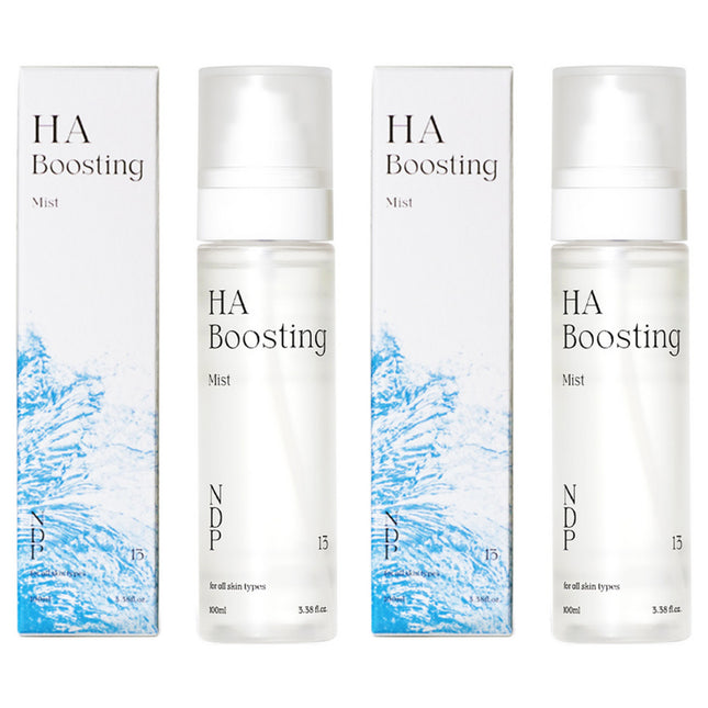 NATURAL DERMA PROJECT  HA Ultra-Low Molecular Boosting Mist, 100ml, 2 Count