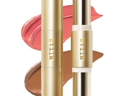 STILA  Blush & Bronze Hydro-Plump Cheek Duo, Grapefruit Caramel, 1 Count