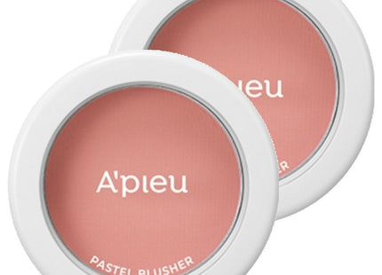 APIEU Apieu Pastel Blusher 4.3g, 2ea, RD02 Rose Brown