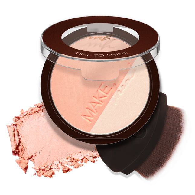 MAKEHEAL  Glowy Volume Contour 10g, 02 Salmon Rose Beam, 1pc