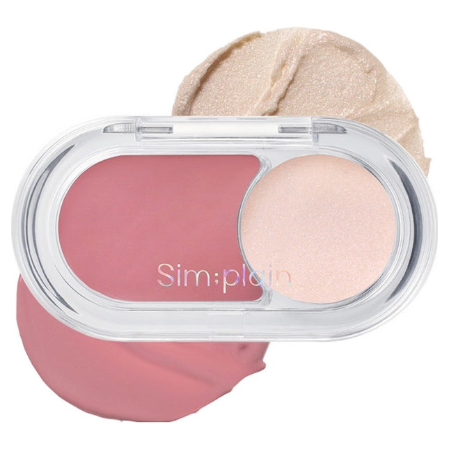 SIMPLEIN  Glim On Balm 2.5g, 08 Rose Punch, 1 Count
