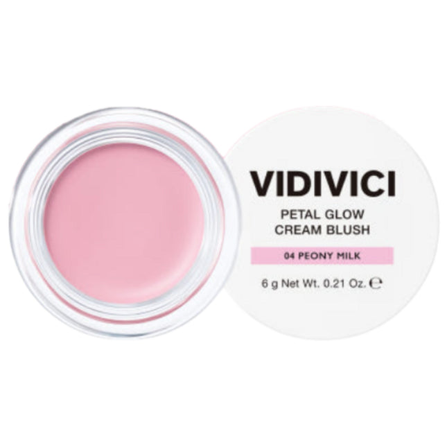 VIDIVICI  Petal Glow Cream Blush 6g, 4 Peony Milk, 1ea