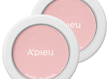 APIEU Apieu Pastel Blusher 4.3g, PK09 Mute Pink, Set of 2