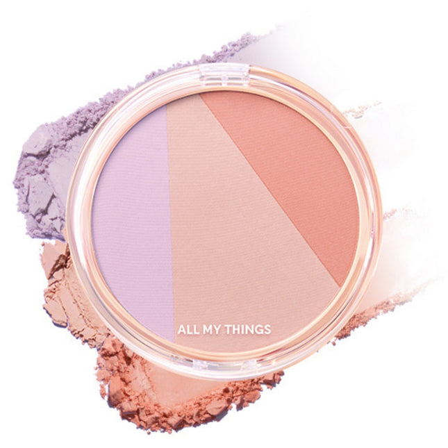 ALL THINGS  Aurora Collection 10g, 02 Aurora Blusher, 1 ea
