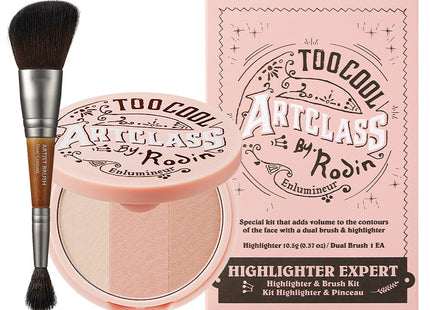 TOO COOL FOR SCHOOL ART CLASS BY RODIN HIGHLIGHTER 11g + DUAL BRUSH, NO. 2, 1PC