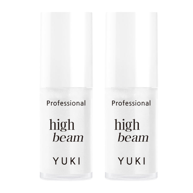 YUKI PROFESSIONAL  Highlighter Beam 5ml 01 Marshmallow Set of 2