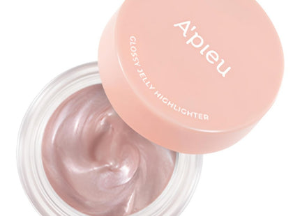 APIEUR Apieu Juicy Pang Glassy Jelly Highlighter 3.8g, Pink Shell, 1ea