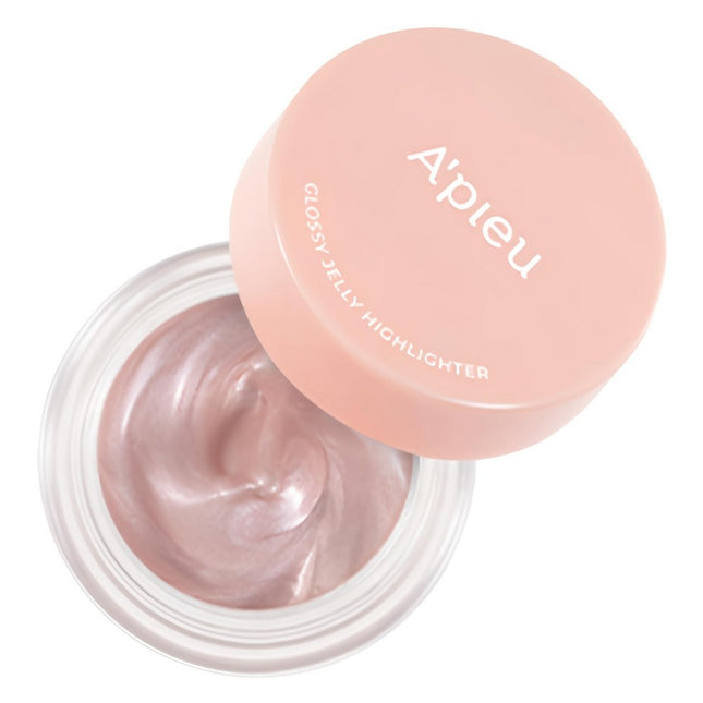 APIEUR Apieu Juicy Pang Glassy Jelly Highlighter 3.8g, Pink Shell, 1ea