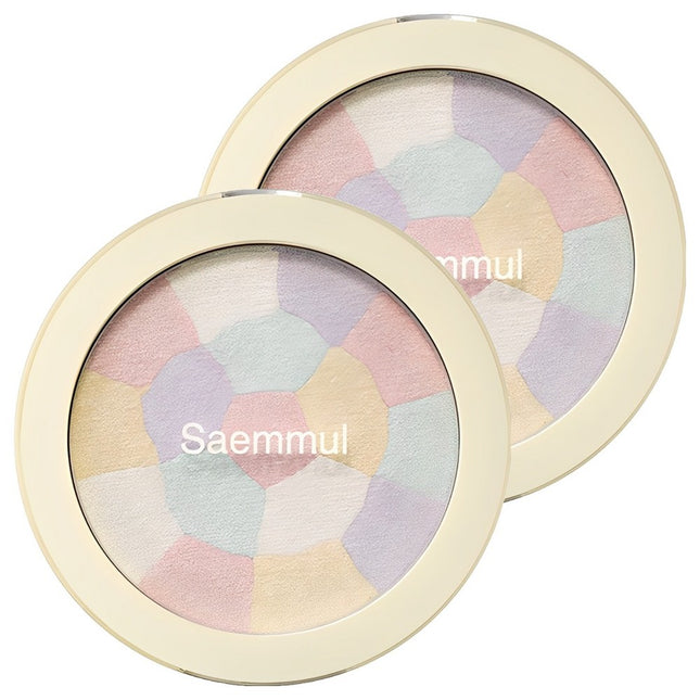 THE SAEM mul Luminous Multi Highlighter 8g, Pink White, 2count