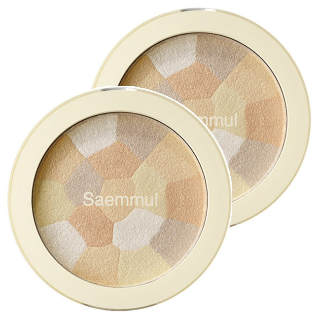 THE SAEM  Saemmul Luminous Multi Highlighter 8g, Gold Beige, 2 Count