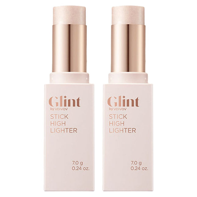 GLINT  Stick Highlighter 7g, Dewy Moon, 2 Count