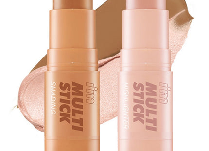 I'M MEME  Multi Stick Contouring Duo 7g + Highlighter 7g Set Bronzeer (Contouring), Gold (Highlighter), 1ea