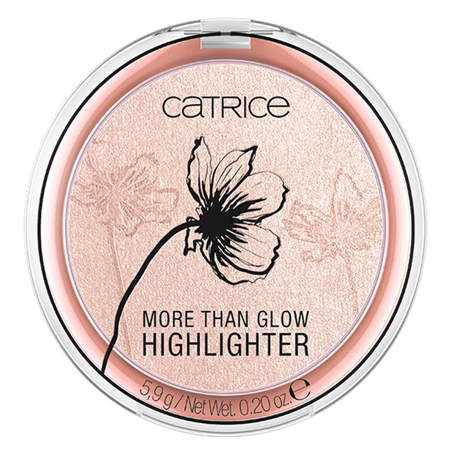 CATRICE  More Than Glow Powder Highlighter 5.9g, Supreme Rose Beam, 1 Count