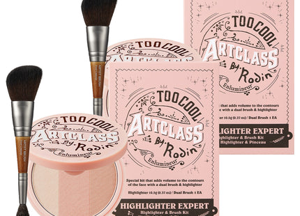 TOO COOL FOR SCHOOL Art Class By Rodin Highlighter 11g + Dual Brush, No. 2, Set of 2