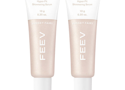 PIV  Hyper Fit Shimmering Serum Highlighter 10g, Sunset Fairy, 2 Count