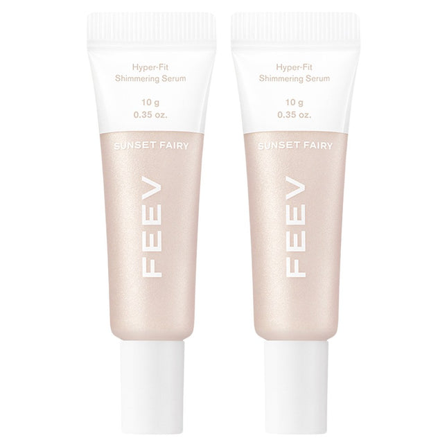 PIV  Hyper Fit Shimmering Serum Highlighter 10g, Sunset Fairy, 2 Count