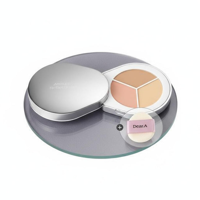 DEARA Perfect Cover Concealer Palette +Cheek Balm  Finger Puff
