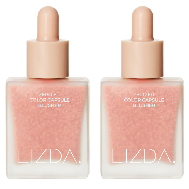 LIZDA  ZERO FIT COLOR CAPSULE BLUSHER 10ml Coral Picnic Set of 2