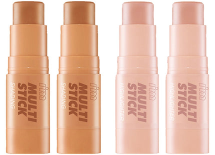 I'M MEME  Multi Stick Volume Duo Shading 7g + Highlighter 7g Set, Bronzer (Shading), Gold (Highlighter), 2 Items