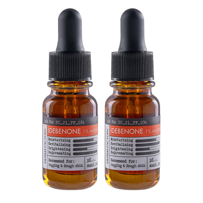 DERMAFACTORY Dermafactory Idebenone 1% Ampoule, 10ml, 2 Count