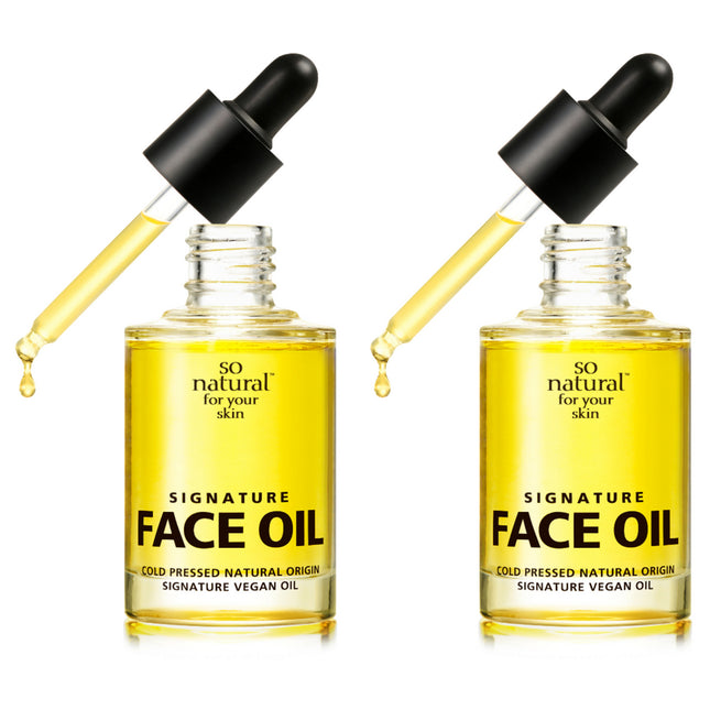 SO NATURAL  Signature Face Oil 30ml (2 Pack)