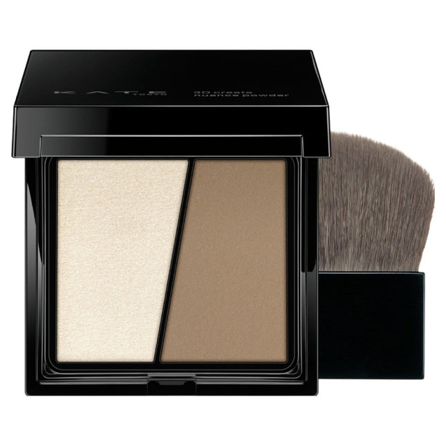 KATE  3D Create Nuance Powder Shadow & Highlighter EX 1 Gray, 1 Count