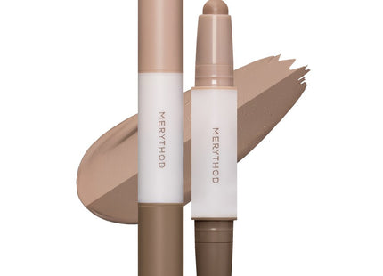 MARY'SUD  Double Contour Stick 3.3g, 02 Taupe Brown, 1 Count