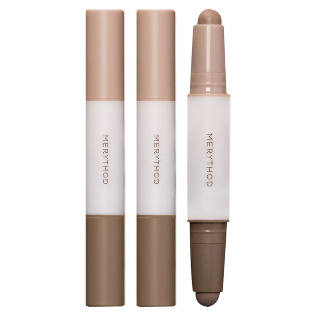 MERYTHOD  Double Contour Stick 3.3g Toffee Brown, 2 Pack