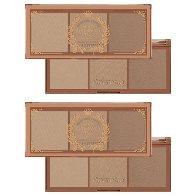 I'M MEME I'M AFTERNOON TEA CONTOUR PALETTE 01 ROASTING COFFEE SET OF 2