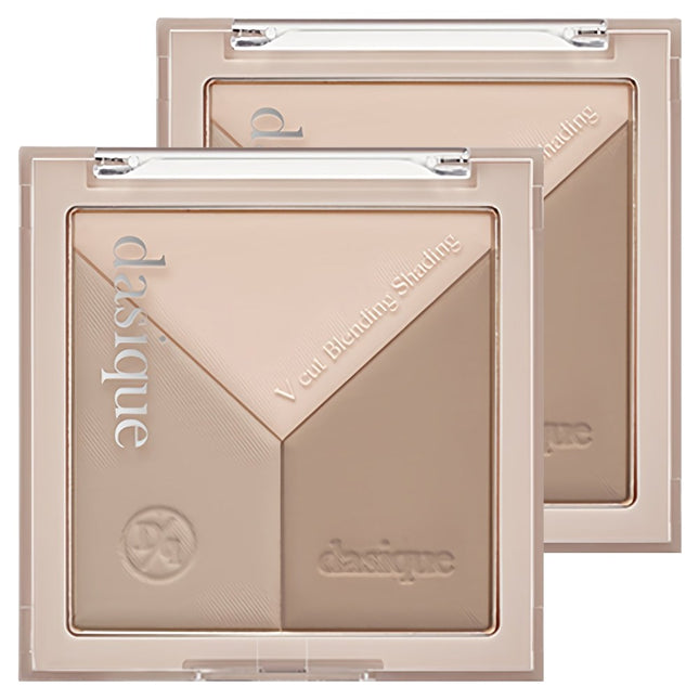 DASIQUE  V-Cut Blending Shadow 13g - 02 Cool Blending (2 Pack)